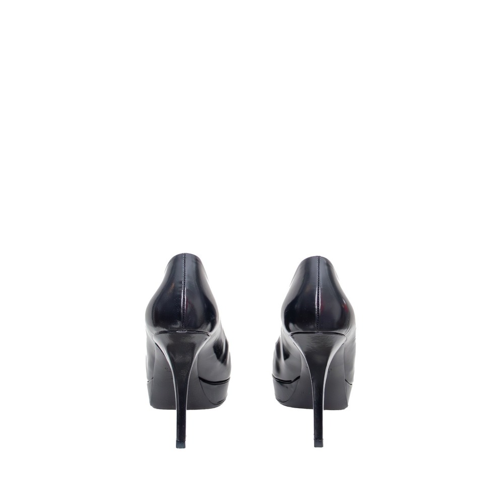 VTG Gucci Black Leather Platform‎ Pumps Heels – Size EU 37.5/US 7.5 - Picture 8 of 11